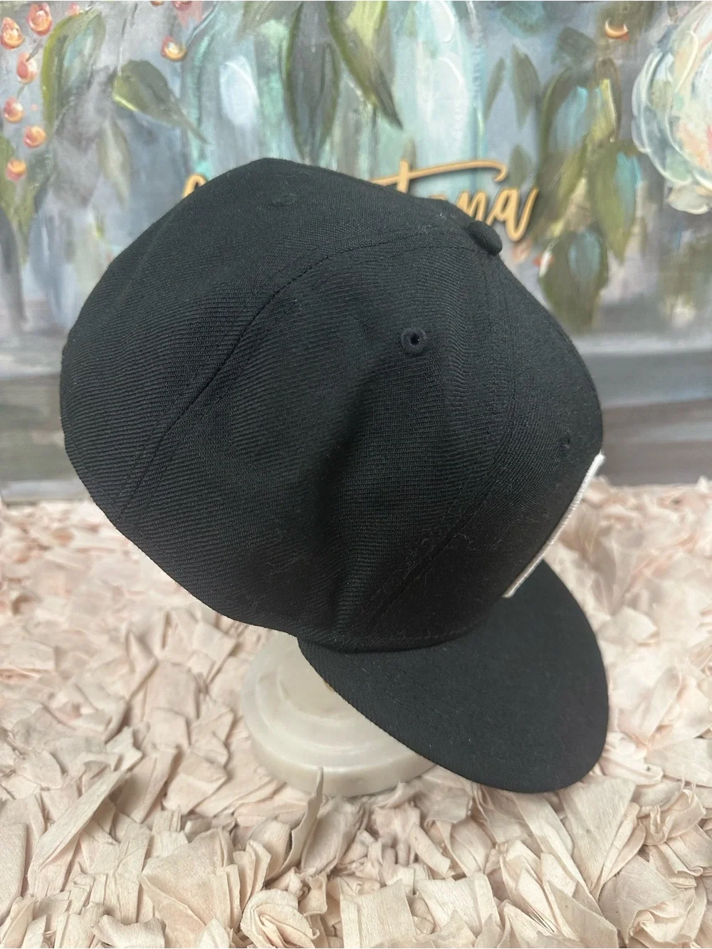 New Era 59FIFTY México Fitted Hat Black White Logo | Size 7 3/4 | NWOT